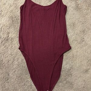 Forever 21 Kids Maroon Bodysuit